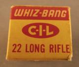 Cil Whiz-Bang 22 LR 1962 Issue Box - 2 of 3