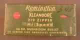 Remington .219 Zipper Hollowpoint Kleanbore Ammo - 1 of 3