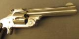 Antique Smith & Wesson .38 S.A. 2nd Model Revolver - 3 of 12