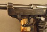 Rare WW2 German P.38 Pistol by Walther (1st Type “ac/40”) - 7 of 12