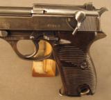 Rare WW2 German P.38 Pistol by Walther (1st Type “ac/40”) - 6 of 12