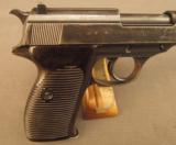 Rare WW2 German P.38 Pistol by Walther (1st Type “ac/40”) - 2 of 12