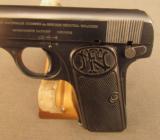 Beautiful F.N. Browning Model 1910 Pocket Pistol 1920s MFG 98% - 4 of 10