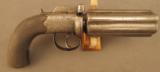 Rare British Bar Hammer Dragoon Naval Pepperbox by Tipping & Lawden - 1 of 12