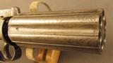 Rare British Bar Hammer Dragoon Naval Pepperbox by Tipping & Lawden - 5 of 12