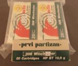 Prvi partisan 308 Win Match Ammo 100 Rnds - 2 of 2