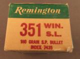 Remington .351 Win Self Loader Ammo - 2 of 3
