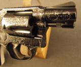 Incredible S&W Patriotic Bodyguard Engraved M. 49 by Alvin White - 4 of 12