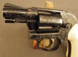 Incredible S&W Patriotic Bodyguard Engraved M. 49 by Alvin White - 7 of 12
