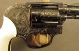 Incredible S&W Patriotic Bodyguard Engraved M. 49 by Alvin White - 3 of 12