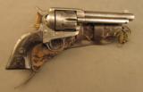 1st Gen. Colt Single Action Chicago 1902 w/ Period Double Loop Holster - 1 of 12