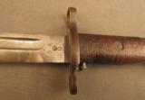 Early 1905 Bayonet In Second Type Scabbard 1912 Date - 7 of 9