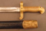 Remington M 1862 Zouave bayonet In Excellent Scabbard - 6 of 12