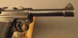 Police Marked German Luger Mauser Black Widow Pistol - 3 of 12