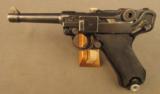 Police Marked German Luger Mauser Black Widow Pistol - 4 of 12