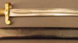 U.S. Navy Plymouth Bayonet Model 1861 By Collins W/ Scabbard - 3 of 14