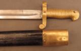 U.S. Navy Plymouth Bayonet Model 1861 By Collins W/ Scabbard - 5 of 14