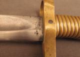 U.S. Navy Plymouth Bayonet Model 1861 By Collins W/ Scabbard - 6 of 14