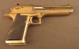 Magnum Research Desert Eagle Mark X1X 24 K Gold Finished Pistol - 2 of 12