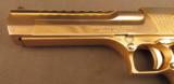 Magnum Research Desert Eagle Mark X1X 24 K Gold Finished Pistol - 7 of 12