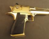 Magnum Research Desert Eagle Mark X1X 24 K Gold Finished Pistol - 3 of 12