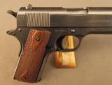 Excellent World War I Colt 1911 Pistol W/ Factory Letter 1917 Built - 2 of 12
