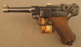 World War I Unit Marked German Luger Pistol DWM 1916 Dated - 4 of 12