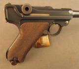 World War I Unit Marked German Luger Pistol DWM 1916 Dated - 2 of 12