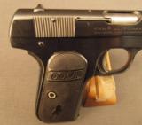 Colt Model 1908 Hammerless Pocket Automatic Pistol - 2 of 11