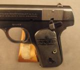 Colt Model 1908 Hammerless Pocket Automatic Pistol - 4 of 11