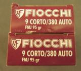 Fiocchi 380 Auto Ammo 100 rnds - 2 of 2