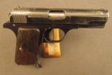 Pre-World War II Hungarian Model 37M Pistol Variant with Rare Milled B - 1 of 10