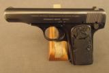 Unusual FN Browning Model 1910 Pistol with Raised Sights - 4 of 11