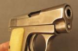 Colt 1908 Hammerless Vest Pocket Pistol - 3 of 8