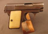 Colt 1908 Hammerless Vest Pocket Pistol - 1 of 8