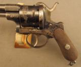 Belgian Lefaucheux Patent Double-Action Revolver - 6 of 12