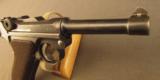 World War I German P.08 Luger Pistol by DWM with Holster - 3 of 12