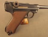 World War I German P.08 Luger Pistol by DWM with Holster - 2 of 12