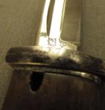 German model 1898/N/A Nickeled Bayonet - 4 of 12