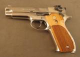 Nickel Finish Smith & Wesson Model 39-2 Pistol - 4 of 10