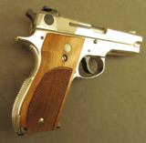 Nickel Finish Smith & Wesson Model 39-2 Pistol - 2 of 10