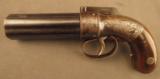 Fine Allen & Thurber Pocket Model Fluted Barrel Pepperbox Pistol - 4 of 10