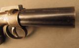 Fine Allen & Thurber Pocket Model Fluted Barrel Pepperbox Pistol - 3 of 10