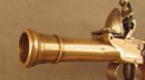 Neat Cannon Barreled Center Hammer Flintlock Pistol with safety - 6 of 10