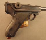 DWM German P.08 Luger Pistol With Machine Gun Unit Marking - 2 of 12