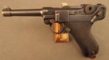 DWM German P.08 Luger Pistol With Machine Gun Unit Marking - 4 of 12