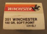 Winchester 351 WSL Ammo 50 Rnds - 2 of 2