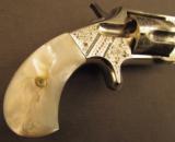 Rare Engraved and Enameled Iver Johnson Tycoon Antique Revolver - 2 of 12
