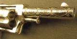 Rare Engraved and Enameled Iver Johnson Tycoon Antique Revolver - 4 of 12