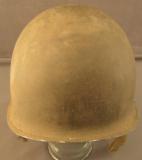 Early US Army World War II M1 Helmet with Hawley fiber liner - 2 of 12